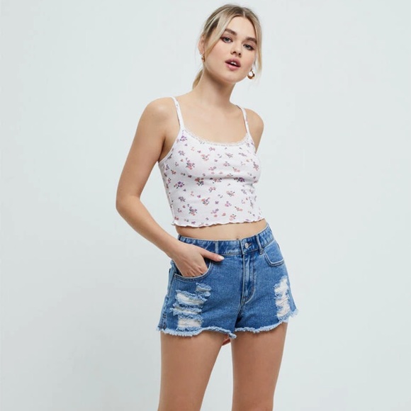 PacSun High Rise Festival Jean Shorts - Picture 4 of 9